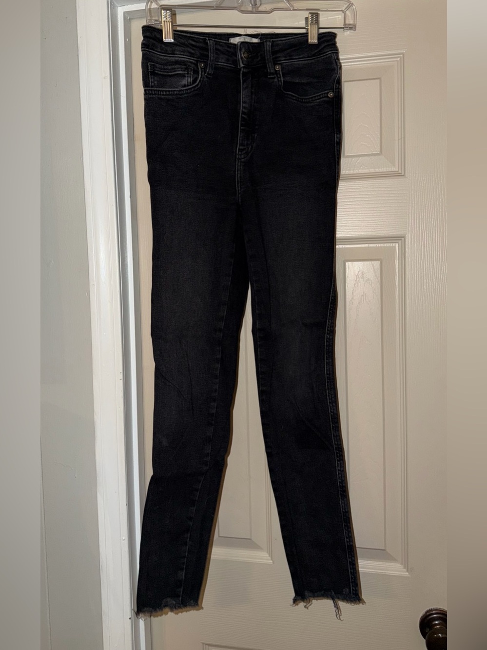 Free people We the free jeans - distressed Black High-Rise Women’s jeans